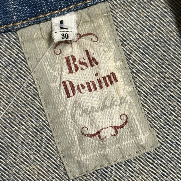 Denim Biker Vest - Picture 5 of 5